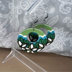 Gorgeous Fashion Hand Painted Drop Earrings